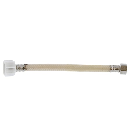 Jones Stephens 1/2in. Compression x 7/8in. BC x 9in Flexible Vinyl Toilet Connector S04418